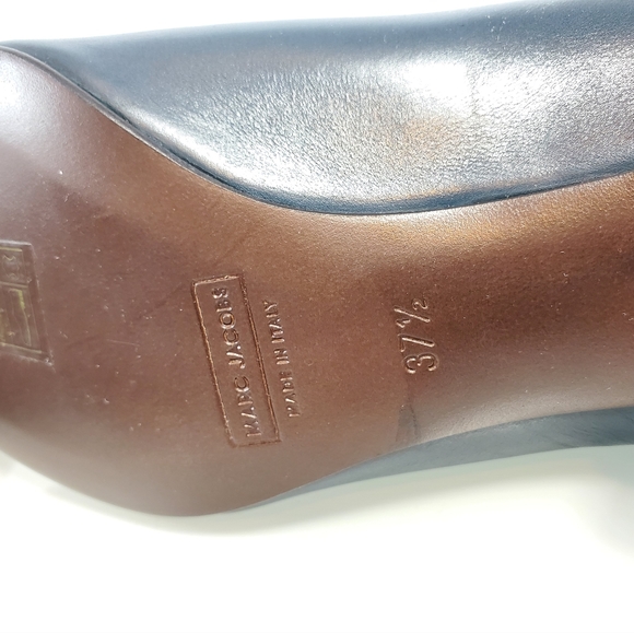 NWT $895 Marc Jacobs Stud Low Bootie Ankle Leather Boots Sz 37.5 - Picture 8 of 11